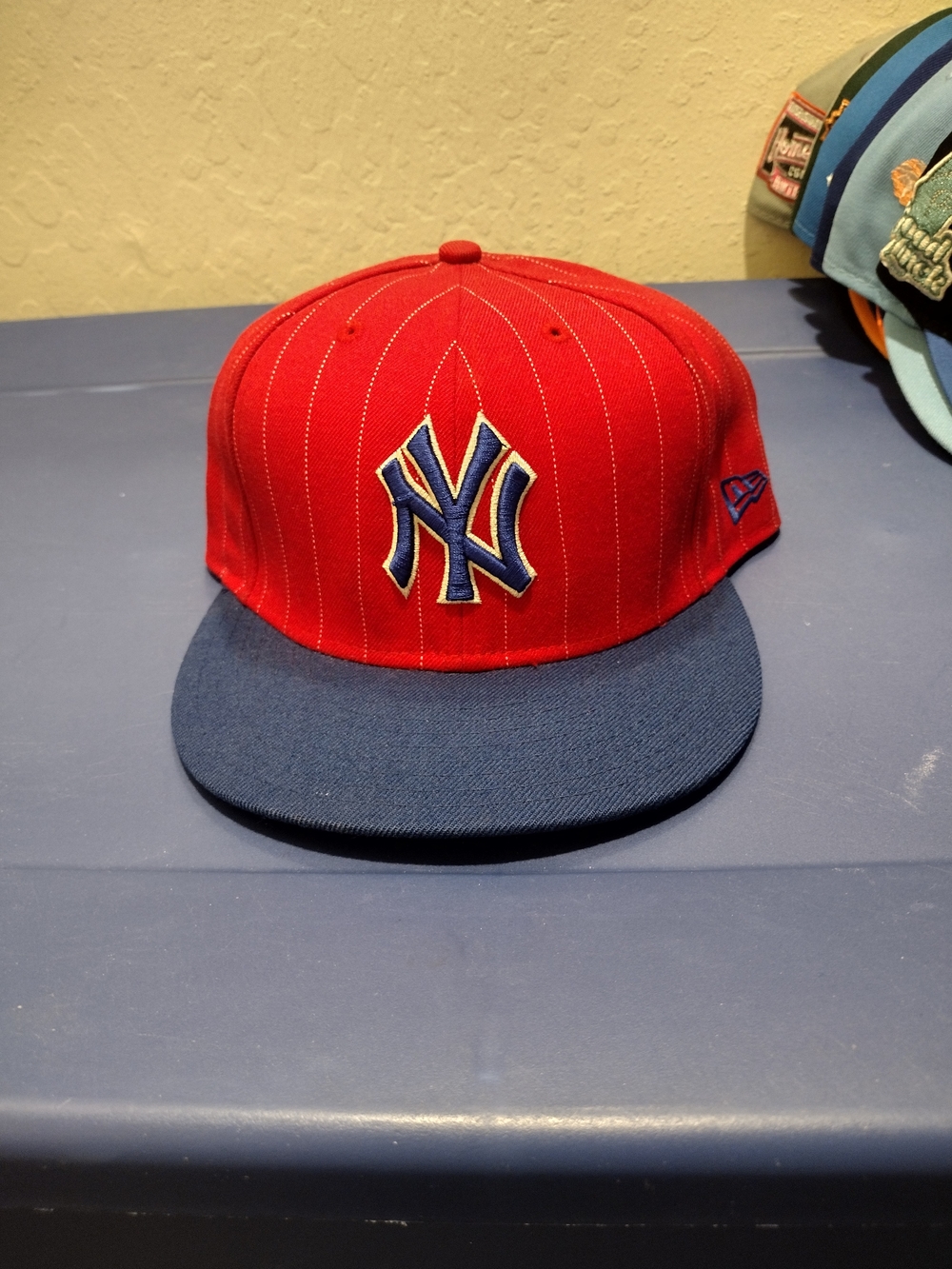 New Era NY Yankees Hat Lot All Hats Are 7 5/8